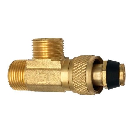 Robinson Tech International New Jersey THEWORKS Comp EZ Tee Adapter - 3/8in Female Comp x 3/8in OD x 3/8inOD MTS135